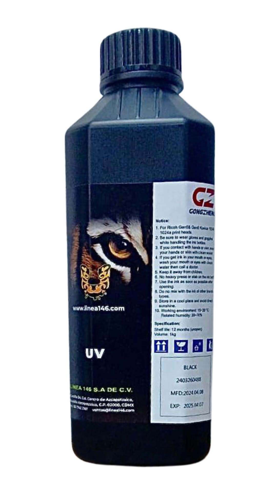 Tinta UV Ricoh G5i Flatbed- 1 Litro